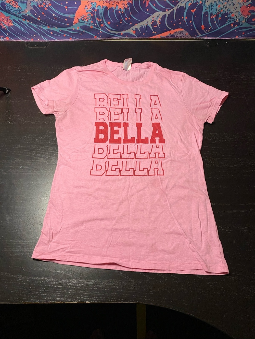 Port and Company Pink Crewneck Tee